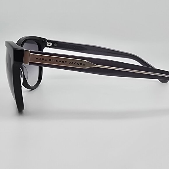 Marc Jacobs MMJ411/S Black Frame Grey Gradient Lens Cat Eye Sunglasses w/ Case - Picture 4 of 16